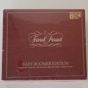 Sealed Trivial Pursuit Baby Boomer Edition Card Set VTG 1983 NIB